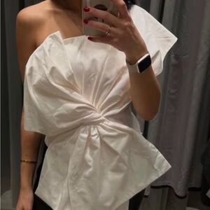 H&M Asymmetrical White Dress